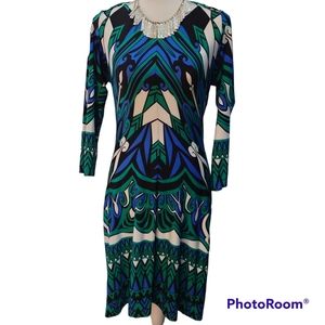 Ali Ra green/blue/black dress